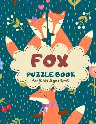 Book cover for Fox Puzzle Book for Kids Ages 4-8