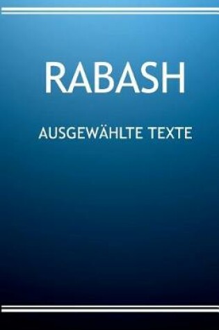 Cover of RABASH - Ausgewahlte Texte