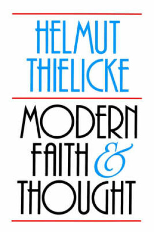 Cover of Modern Faith and Thought