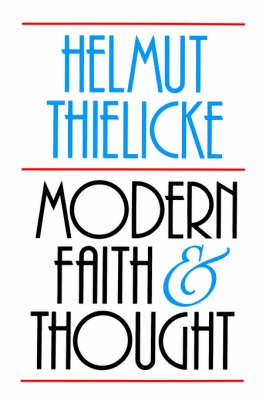 Book cover for Modern Faith and Thought