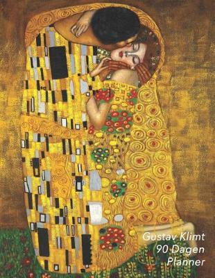 Book cover for Gustav Klimt 90 Dagen Planner