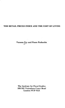 Book cover for The Retail Price Index and the Cost of Living