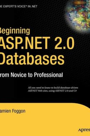 Cover of Beginning ASP.Net 2.0 Databases: From Novice to Professional