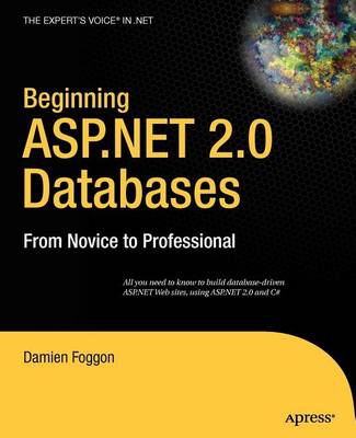 Cover of Beginning ASP.Net 2.0 Databases: From Novice to Professional