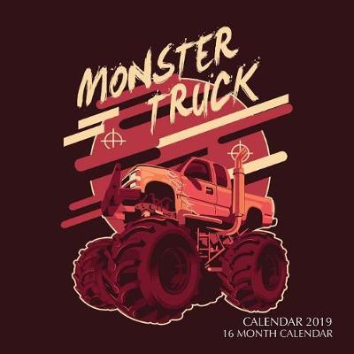 Book cover for Monster Trucks Calendar 2019