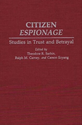 Cover of Citizen Espionage