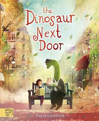 Book cover for The Dinosaur Next Door