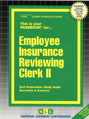 Book cover for Employee Insurance Reviewing Clerk II