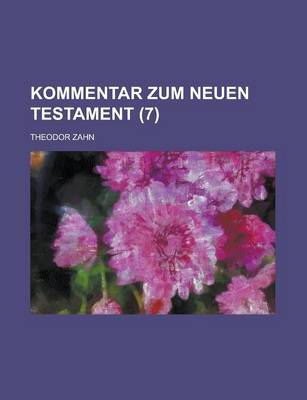 Book cover for Kommentar Zum Neuen Testament (7 )