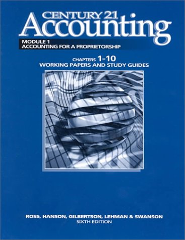 Book cover for Century 21 Accounting 1st Year Course