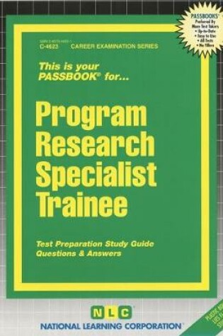 Cover of Program Research Specialist Trainee