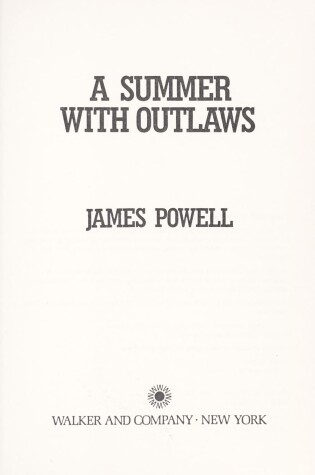 Cover of A Summer with Outlaws