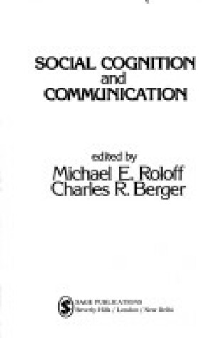 Cover of Social Cognition and Communication