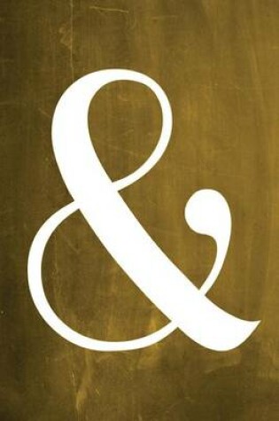 Cover of Chalkboard Journal - Ampersand (Yellow)