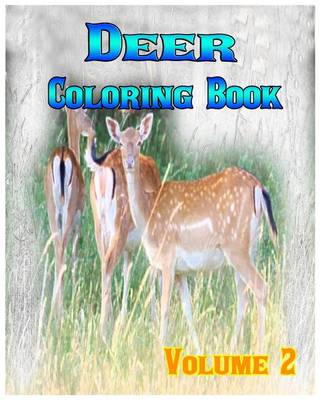 Cover of Deer Coloring Books Vol.2 for Relaxation Meditation Blessing