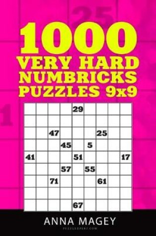 Cover of 1000 Very Hard Numbricks Puzzles 9x9