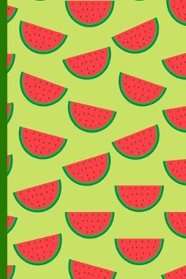 Book cover for Watermelon Pattern Notebook