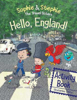 Book cover for Hello, England! Activity Book