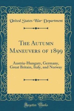 Cover of The Autumn Maneuvers of 1899