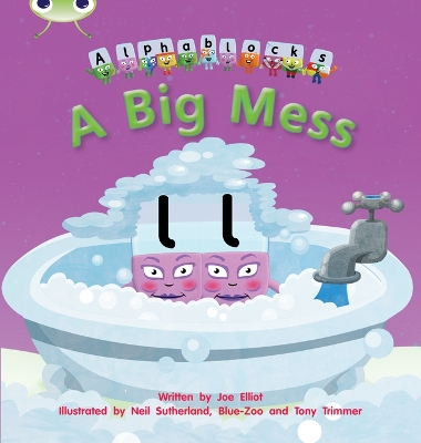 Cover of Bug Club Phonics - Phase 2 Unit 5: Alphablocks A Big Mess