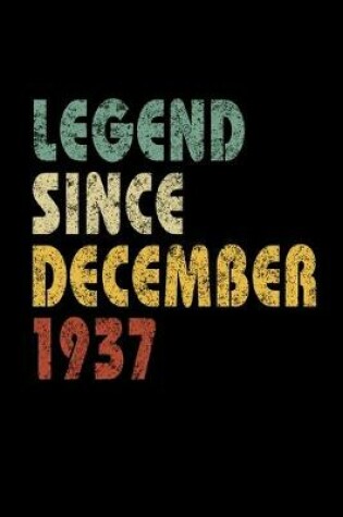 Cover of Legend Since December 1937