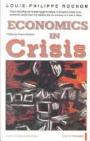 Book cover for Economics in Crisis