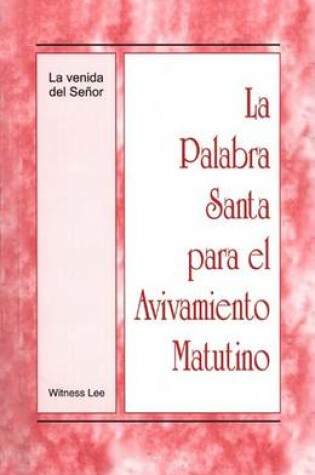 Cover of La Venida del Senor