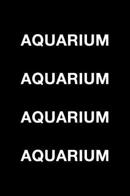 Book cover for Aquarium Aquarium