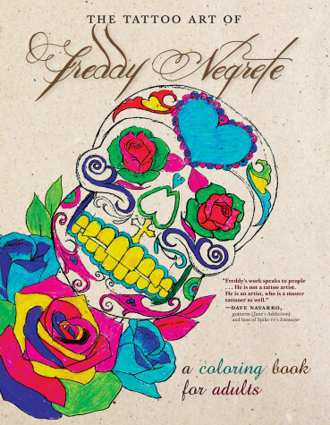 Book cover for The Tattoo Art of Freddy Negrete
