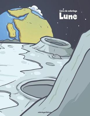 Book cover for Livre de coloriage Lune 1