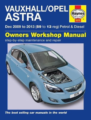 Book cover for Vauxhall/Opel Astra (Dec 09 - 13) 59 To 13