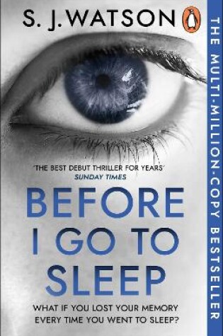 Cover of Before I Go To Sleep