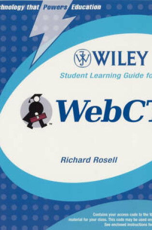 Cover of WebCT Student Guide