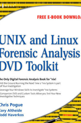 Cover of UNIX and Linux Forensic Analysis DVD Toolkit