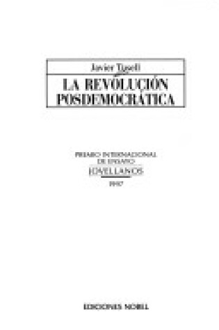 Cover of La Revolucion Posdemocratica