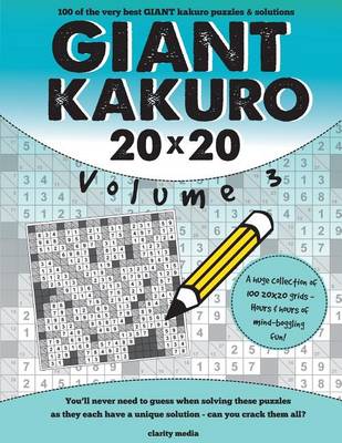 Book cover for Giant Kakuro Volume 3