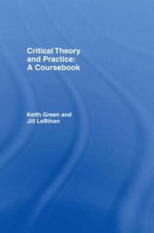 Cover of Critical Theory & Practice