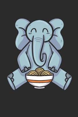 Book cover for Kawaii Elephant Eating Ramen Noodles