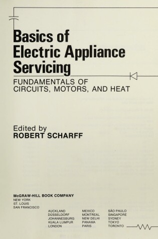 Cover of Basics of Electric Appliance Servicing