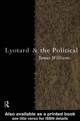 Cover of Lyotard and the Political