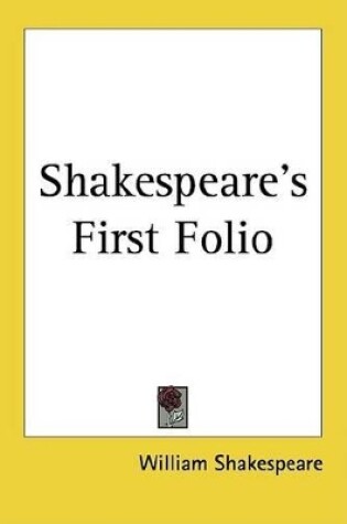 Cover of Shakespeare's First Folio