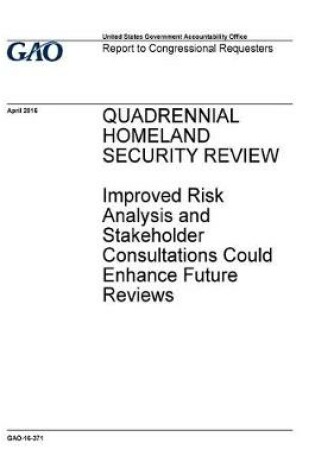 Cover of Quadrennial Homeland Security Review