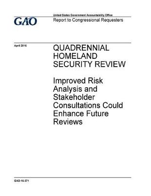 Book cover for Quadrennial Homeland Security Review