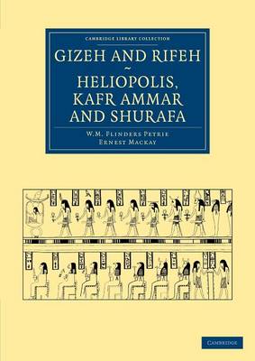 Book cover for Gizeh and Rifeh, Heliopolis, Kafr Ammar and Shurafa