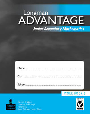 Book cover for Advantage Junior Secondary Maths Workbook 2 Nigeria