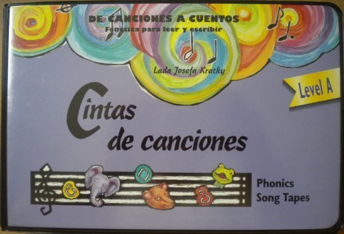 Book cover for de Canciones a Cuentos Level a Song Tapes