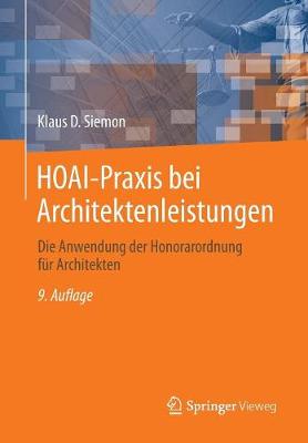 Book cover for Hoai-Praxis Bei Architektenleistungen