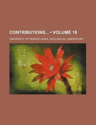 Book cover for Contributions (Volume 18 )