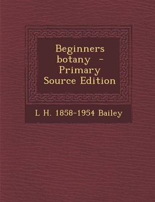 Book cover for Beginners Botany