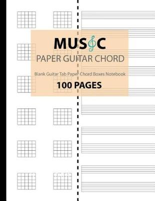 Book cover for Music Paper Guitar Chord